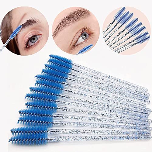 300-Pack Disposable Eyelash Mascara Brushes - Colorful Silicone Spoolies for Lash Extensions, Eyebrow Grooming & Makeup Application - görsel 16