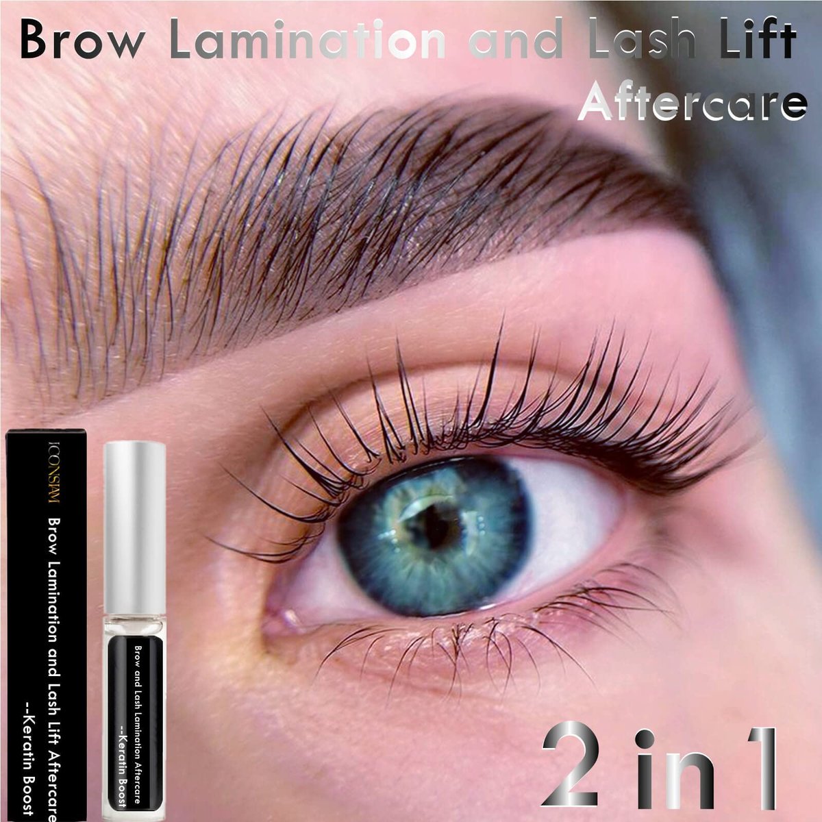 Brow Lamination & Lash Lift Nutrition Clear Aftercare - Keratin Boost for Neat Brows & Lashes (8 Weeks) Avelisse