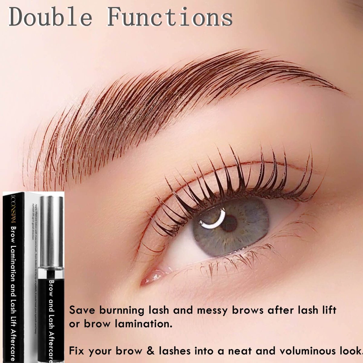 Brow Lamination & Lash Lift Nutrition Clear Aftercare - Keratin Boost for Neat Brows & Lashes (8 Weeks) Avelisse