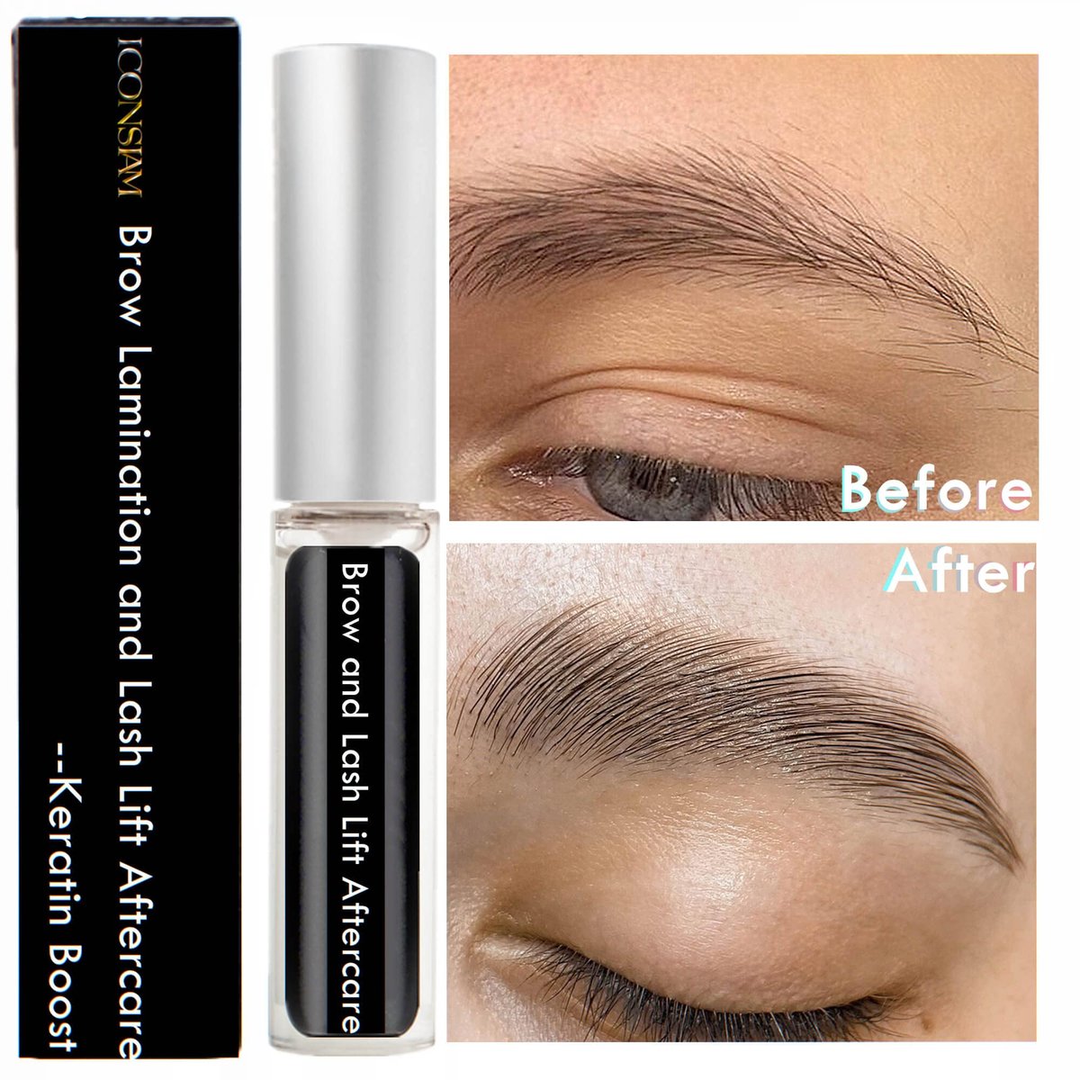 Brow Lamination & Lash Lift Nutrition Clear Aftercare - Keratin Boost for Neat Brows & Lashes (8 Weeks) Avelisse