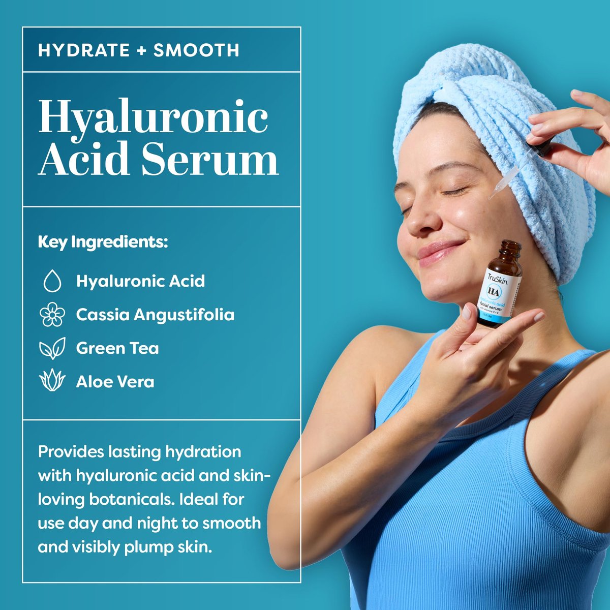 TruSkin Face Serum Trio: Vitamin C, Retinol & Hyaluronic Acid Anti-Aging Serums for Face - AM, PM & All-Day Skincare Routine Avelisse