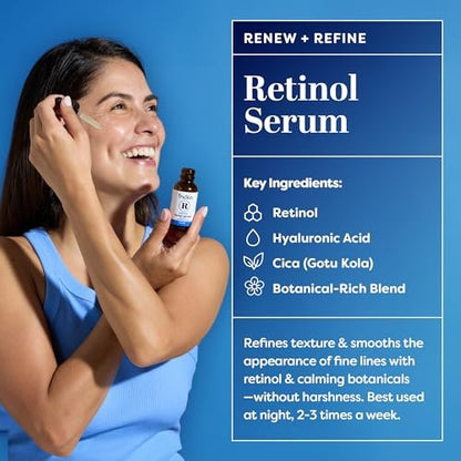 TruSkin Face Serum Trio: Vitamin C, Retinol & Hyaluronic Acid Anti-Aging Serums for Face - AM, PM & All-Day Skincare Routine Avelisse