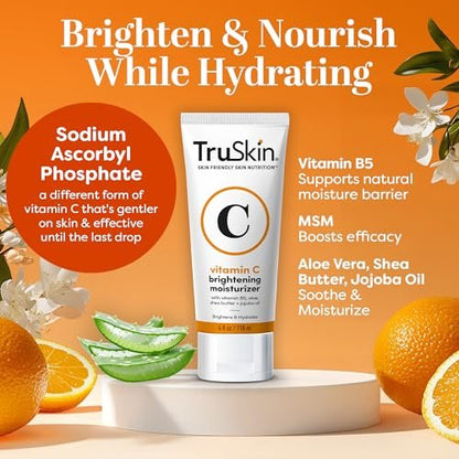 TruSkin Super C Duo - Vitamin C Plus Super Serum & Brightening Moisturizer Set for Anti-Aging, Hydrated, Smooth & Firmer-Looking Skin Avelisse