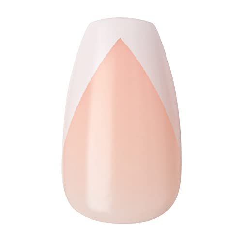 imPRESS Press-On Manicure 'So French' - Medium Length, 30 Fake Nails with PureFit Technology - görsel 18