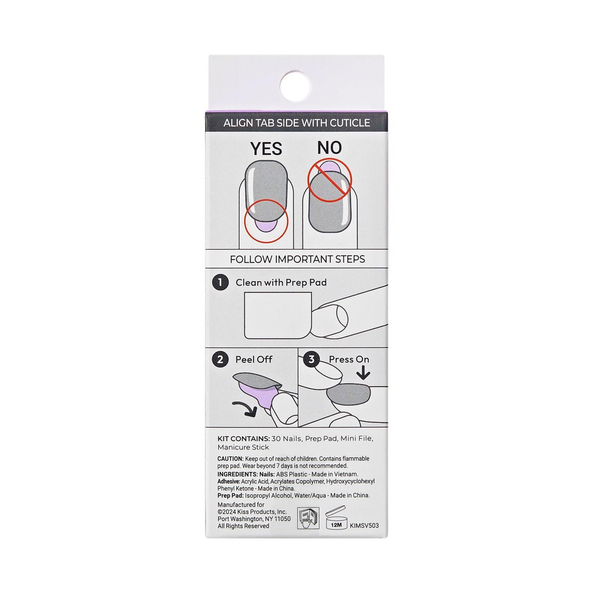 imPRESS Evanesce Press-On Nails – Short Oval, Beige, 30 Nails with Prep Pad & Tools - görsel 18
