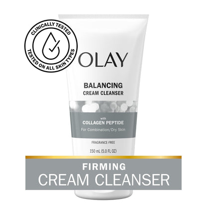 Olay Regenerist Collagen Peptide 24 Face Wash, Fragrance-Free, 150 mL