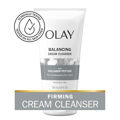 Olay Regenerist Collagen Peptide 24 Face Wash, Fragrance-Free, 150 mL