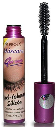 Prosa New Mascara 4-in-1 Maxi-Volume Silicon Mascara - Black, 0.45 oz