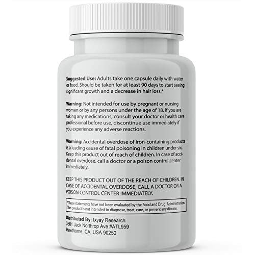 Finanutride Natural DHT Blocker & Hair Growth Capsules – Prevent Hair Loss, Stimulate Follicles, Proprietary Regrowth Treatment Avelisse