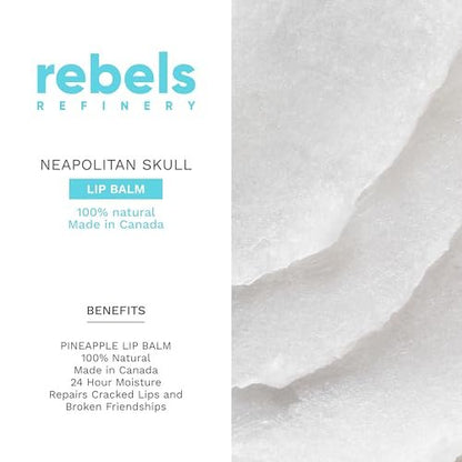 Rebels Refinery 3-Piece Pineapple-Shaped Lip Balm Bundle - Multicolor Avelisse