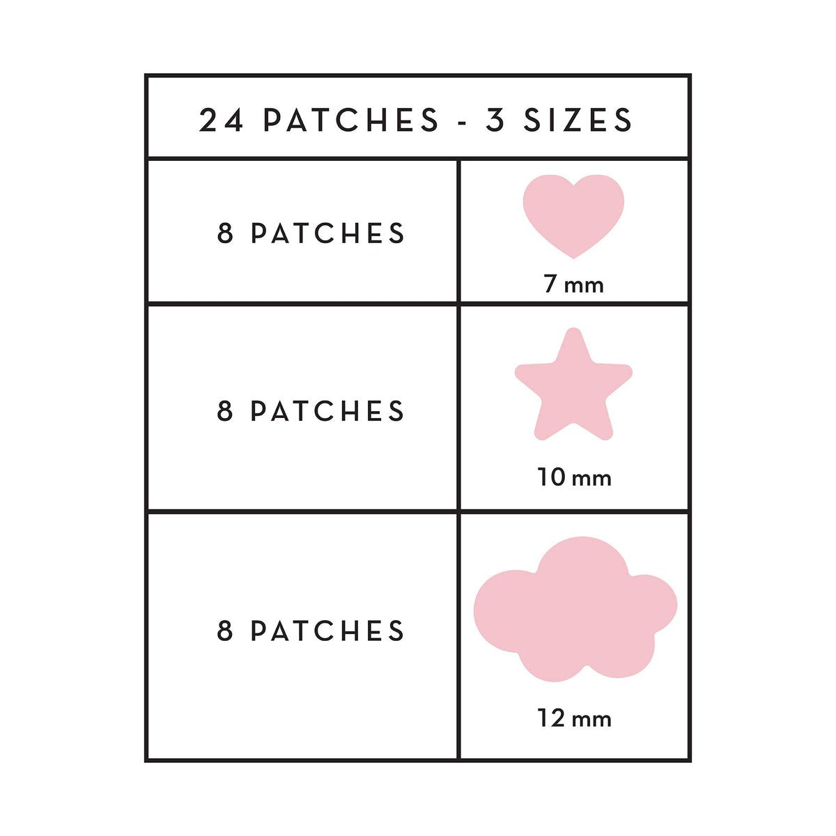 The Crème Shop Cotton Candy Skin Hydrocolloid Acne Patches - Pimple Treatment with Salicylic Acid & Witch Hazel - 3 Sizes, 72 Patches - görsel 13