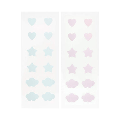 The Crème Shop Cotton Candy Skin Hydrocolloid Acne Patches - Pimple Treatment with Salicylic Acid & Witch Hazel - 3 Sizes, 72 Patches