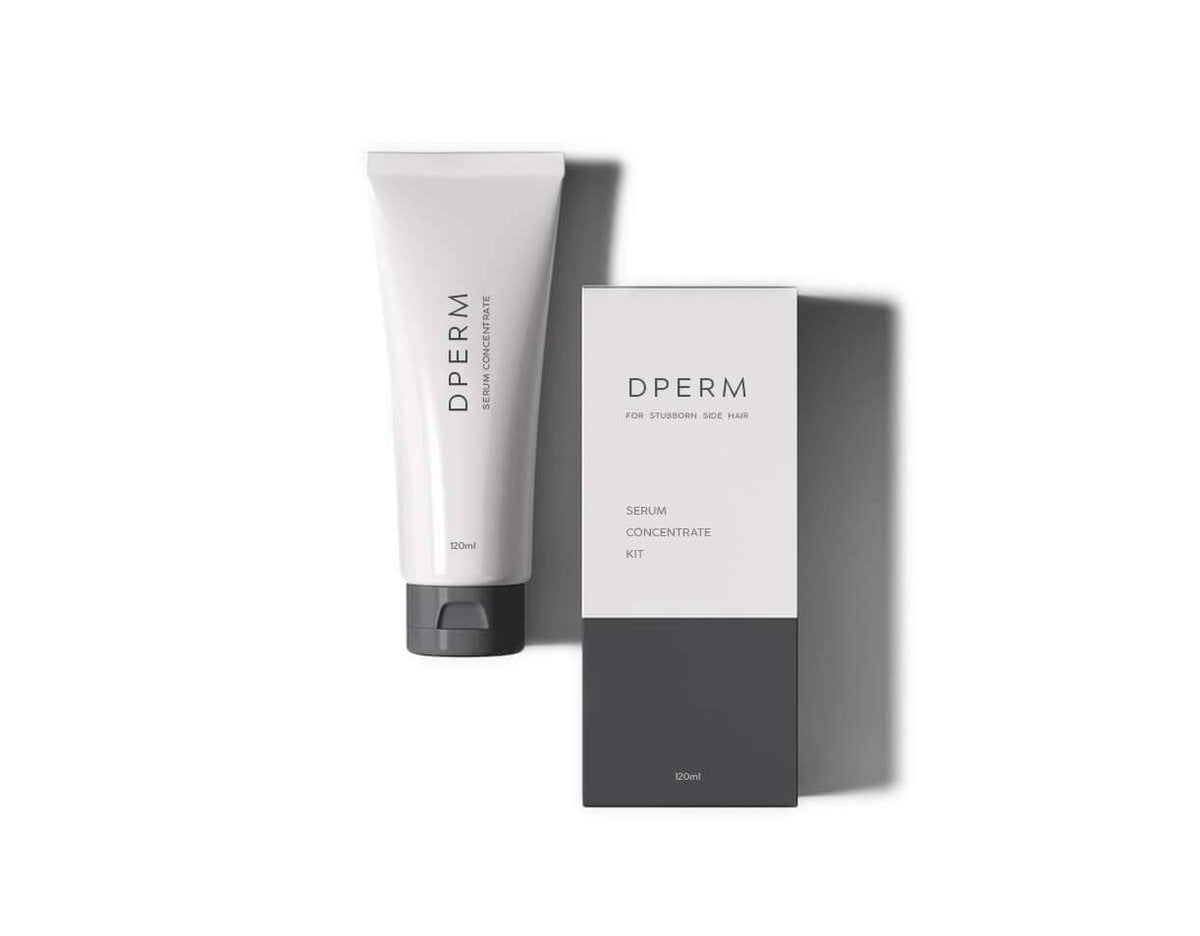 DPERM Down Perm Serum Concentrate Kit – Salon-Quality Hair Straightening & Smoothing Serum, 4.06 Fl Oz Avelisse