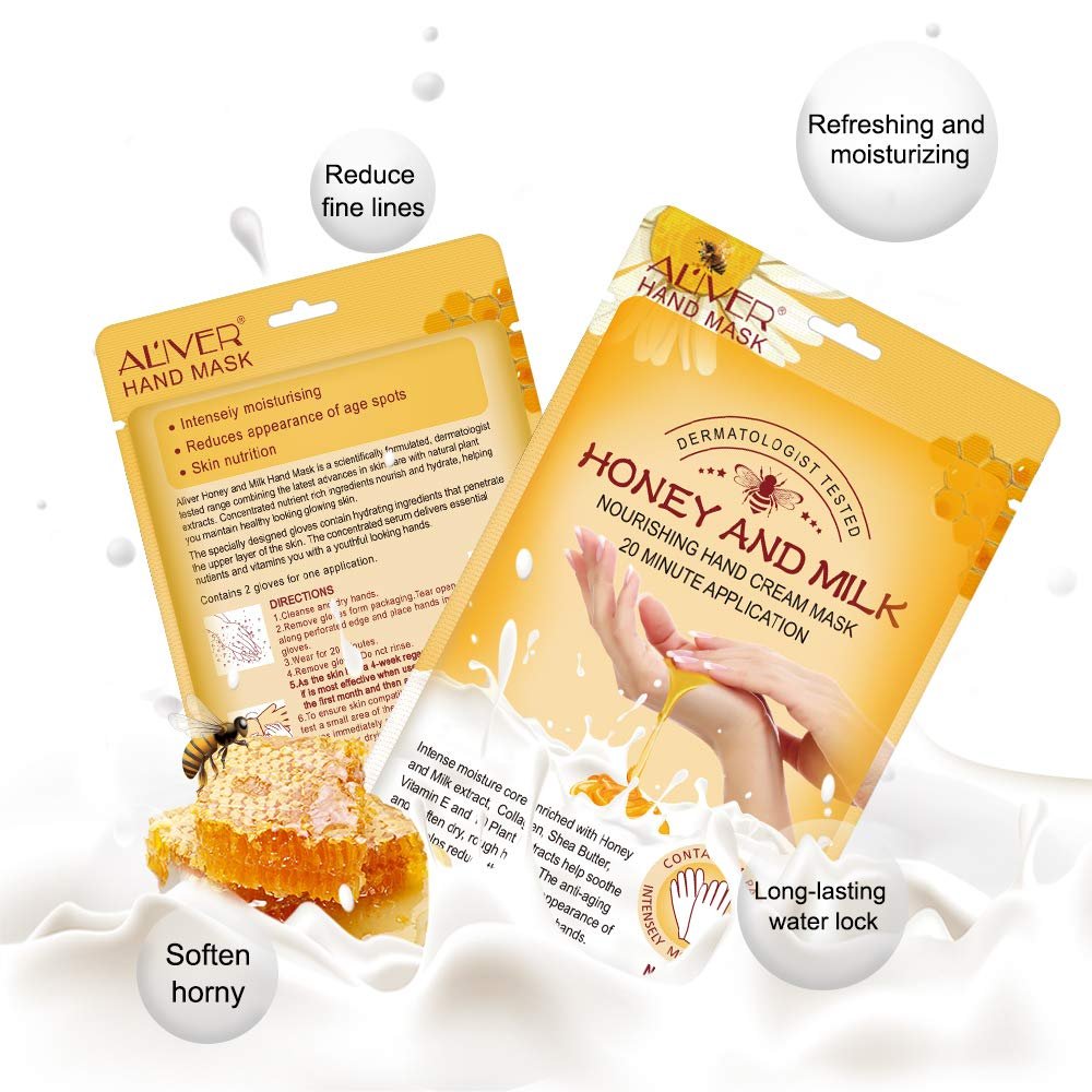 ZIXAOK 5 Pairs Hand Mask Gloves – Moisturizing & Repairing Treatment for Extra Dry & Rough Skin, Exfoliating Peeling Mask for Home Spa Care, Men & Women - görsel 15