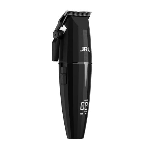 JRL Onyx FF 2020c-B Professional Cordless Hair Clipper – Black Metal Avelisse