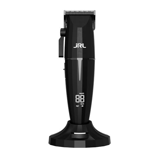 JRL Onyx FF 2020c-B Professional Cordless Hair Clipper – Black Metal Avelisse