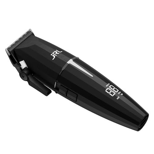 JRL Onyx FF 2020c-B Professional Cordless Hair Clipper – Black Metal Avelisse