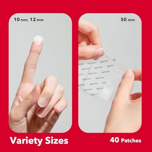AVARELLE Acne Pimple Patch (40 Count) - Hydrocolloid Spot Treatment with Tea Tree Oil, Calendula Oil & Cica, Vegan & Cruelty-Free - görsel 12