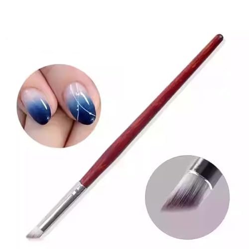 Bellecrey Nail Art Brush - Professional Gel Polish Brush for Gradual Color Blooming & Nail Design Avelisse