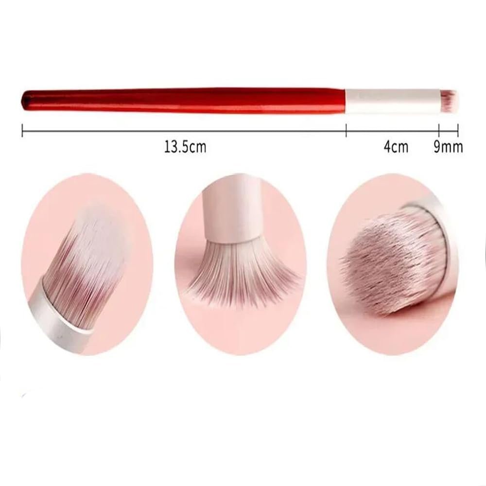 Bellecrey Nail Art Brush - Professional Gel Polish Brush for Gradual Color Blooming & Nail Design Avelisse