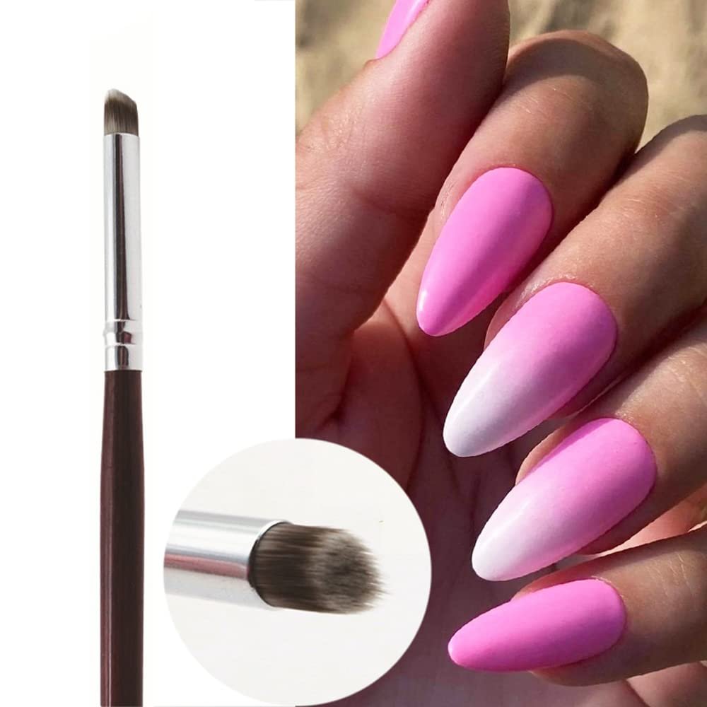 Bellecrey Nail Art Brush - Professional Gel Polish Brush for Gradual Color Blooming & Nail Design Avelisse