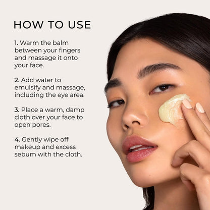 Yepoda The Calm Balm - Gentle Makeup Remover & Deep Cleansing Balm for All Skin Types, Vegan Korean Face Cleanser, 2.82 oz (80g) Avelisse