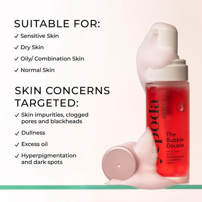 Yepoda The Bubble Double – Gently – All Skin Types: Non-comedogenic and gentle enough for sensitive skin, yet – Image 5