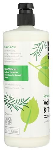 365 by Whole Foods Market Volume & Thickness Conditioner with Rice Protein & Collagen, Rosemary Mint Scent, 32 Fl Oz