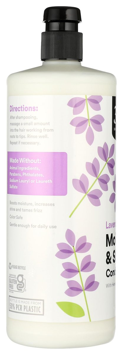 365 by Whole Foods Market Moisture & Shine Conditioner with Hemp Seed & Argan Oil, Lavender Scent, 32 Fl Oz - görsel 7
