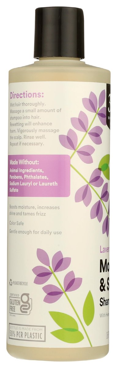 365 by Whole Foods Market Moisture & Shine Shampoo with Hemp Seed & Argan Oil, Lavender Scent, 16 Fl Oz - görsel 8