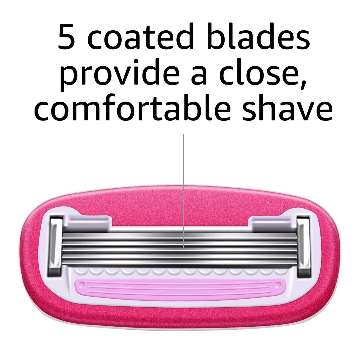 Women's 5-Blade Razor for Smooth Close Shave, Includes 1 Handle, 12 Cartridges & Shower Holder, Ideal for Sensitive Skin Avelisse