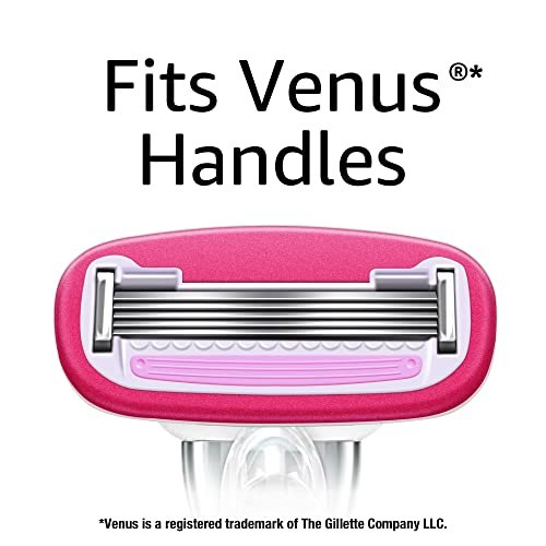 Women's 5-Blade Razor for Smooth Close Shave, Includes 1 Handle, 12 Cartridges & Shower Holder, Ideal for Sensitive Skin Avelisse