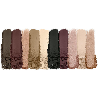 wet n wild Color Icon 10-Pan Eyeshadow Palette - Brown Nude Awakening - Long Lasting, Shimmer, Metallic, Glittery, Matte, Rich Pigment, Cruelty Free