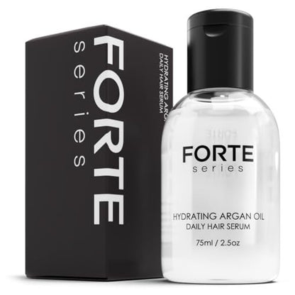 Alex Costa Hydrating Argan Oil Daily Hair Serum for Men - Forte Series Sulfate Free Argan Hair Oil for Dry Damaged Hair, Styling (75 ml/2.5 oz) Avelisse
