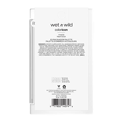 wet n wild Color Icon 10-Pan Eyeshadow Palette - Pink Heart And Sol - Long-Lasting Shimmer, Matte & Metallic Shades - görsel 16