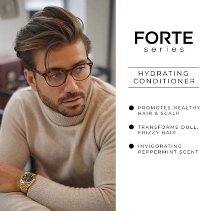 Alex Costa Hydrating Hair Conditioner for Men – Forte Series Deep Treatment for Damaged, Dry, Frizzy Hair, Sulfate & Paraben Free, 8 oz Avelisse