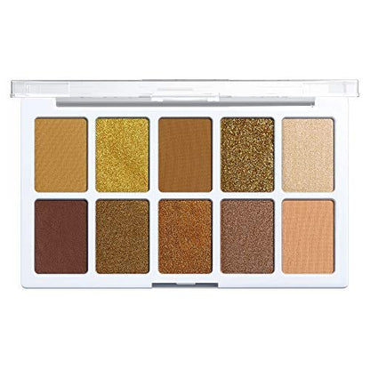 wet n wild Color Icon 10-Pan Eyeshadow Palette - Yellow Call Me Sunshine - Long Lasting, Shimmer, Matte, Cruelty Free