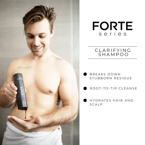 Alex Costa Clarifying Shampoo for Men – Hydrating & Clarifying Shampoo for Build Up Removal (8 Oz) by Forte Series Avelisse