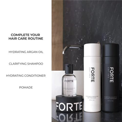 Alex Costa Clarifying Shampoo for Men – Hydrating & Clarifying Shampoo for Build Up Removal (8 Oz) by Forte Series Avelisse