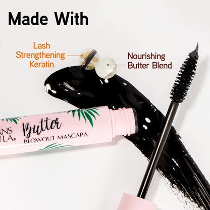 Physicians Formula Butter Blowout Keratin Infused Volumizing Lengthening Mascara - Black - Defining, Curling, Multiplying Avelisse