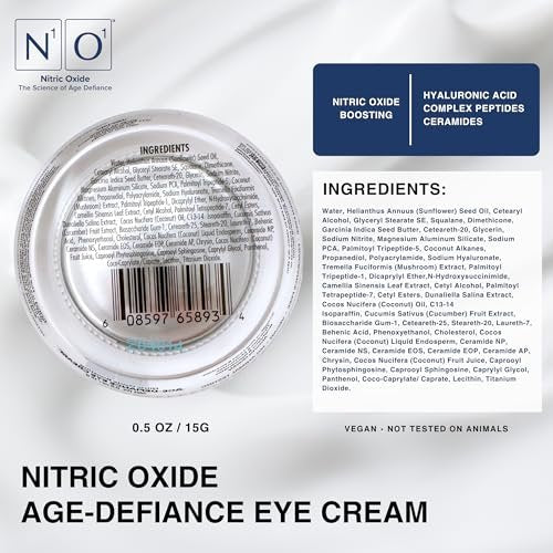 N1O1 Moisturizer Face Cream – Day & Night Face Moisturizer with Nitric Oxide, Peptide Complex, Epidermal Growth Factor – Tightening & Firming Skin Care for Wrinkles, Dark Spots – 1.75 oz Avelisse
