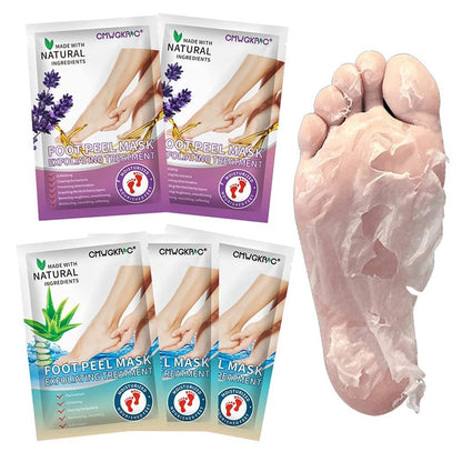 5 Pack Foot Peeling Mask - Exfoliator Peel Off Calluses, Dead Skin Remover for Dry Cracked Feet - Foot Peel Masks for Men and Women - Fathers Mothers Day Gifts