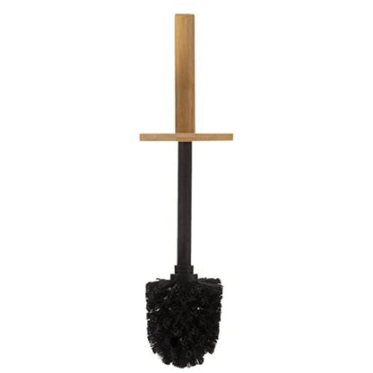Bamboo Toilet Brush with Holder - 5 Five Simply Smart | Eco-Friendly Toilet Cleaning Brush