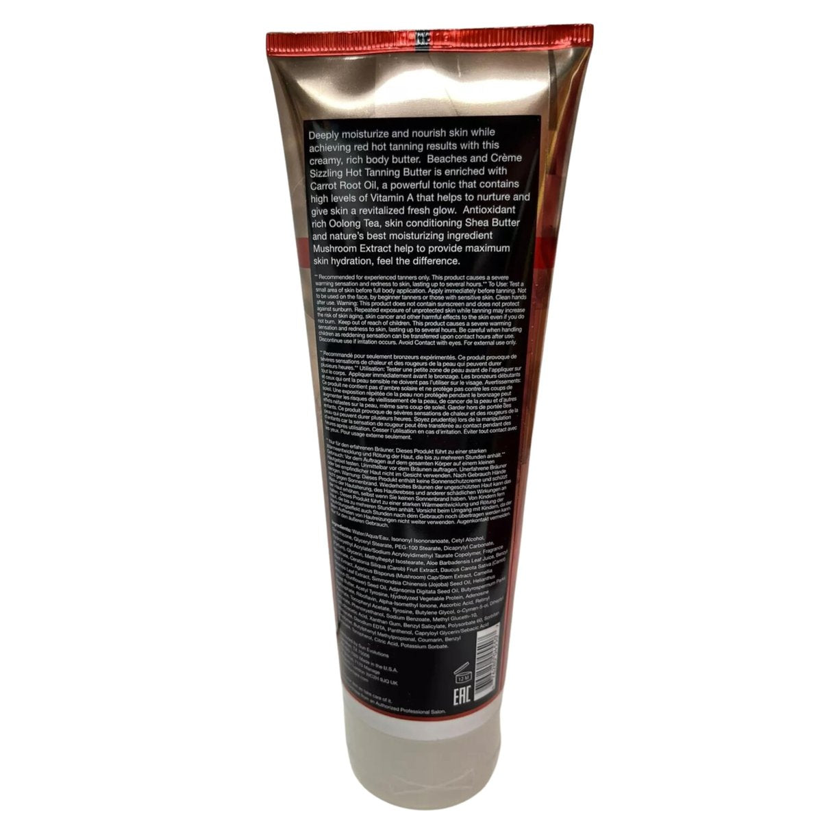 Pro Tan Beaches & Creme Sizzling Hot Tanning Butter - 8.5 oz Avelisse