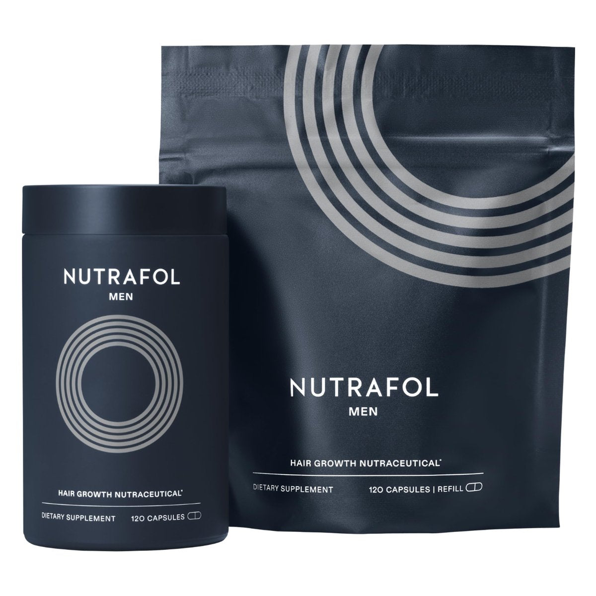 Nutrafol Men's Hair Growth Supplements – Clinically Tested for Visibly Thicker Hair & Scalp Coverage – Dermatologist Recommended – 2 Month Supply (Pack of 2) Avelisse