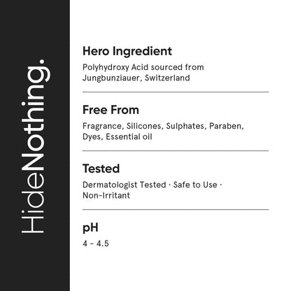 Minimalist 3% PHA Alcohol Free Hydrating Face Toner for Pore Tightening | Mild Exfoliation, pH Balancing & Rebalancing Skin Microbiome | for Women & Men | 5 Fl Oz / 150 ml Avelisse