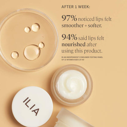 ILIA Lip Wrap Overnight Treatment Mask - Exfoliate, Hydrate, Smooth, Soften, Plump - Non-Toxic, Vegan, Cruelty-Free - 0.34 fl oz Avelisse