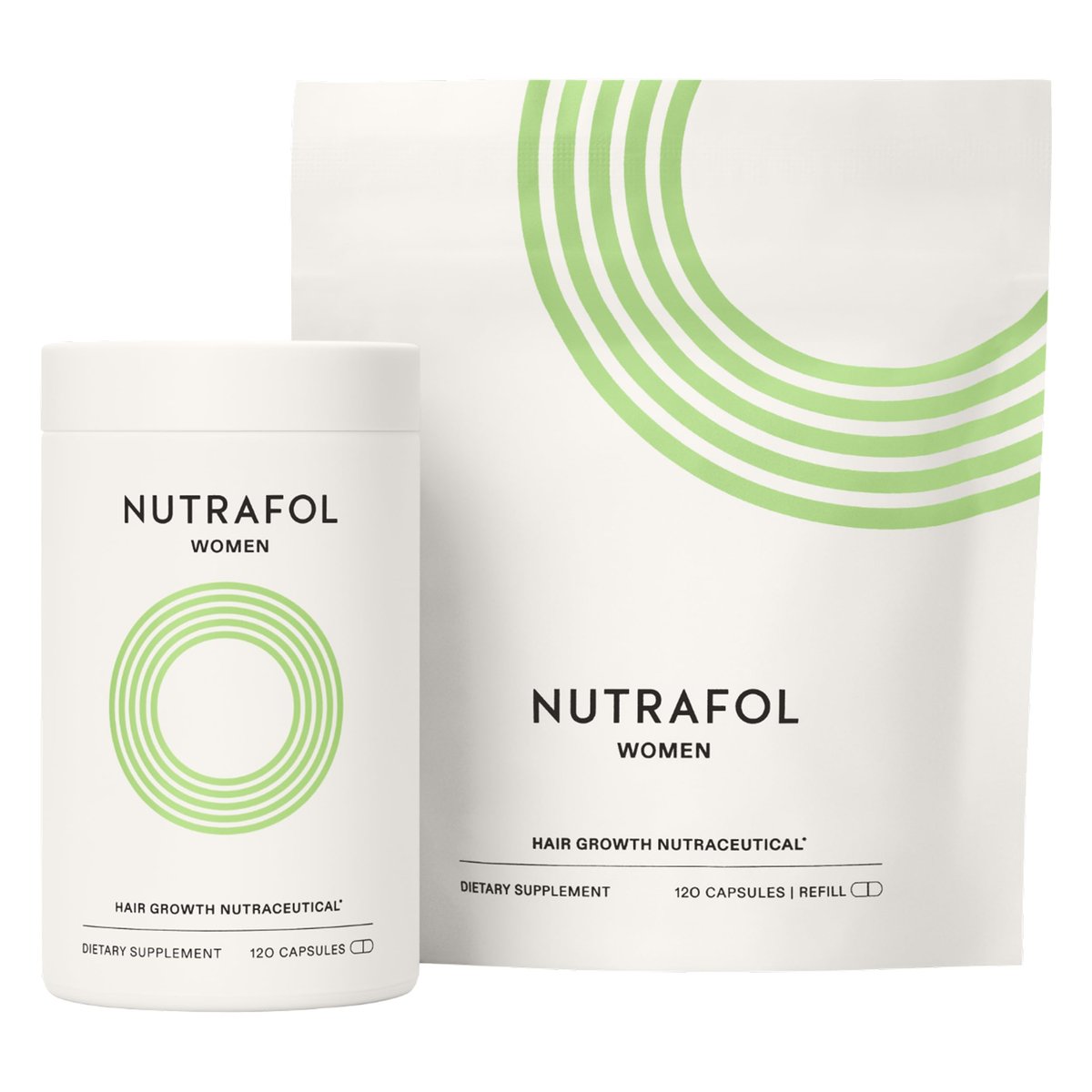 Nutrafol Women's Hair Growth Supplements – Dermatologist Recommended for Ages 18-44 – Clinically Proven for Thicker, Stronger Hair – 2-Month Supply (Pack of 2) Avelisse