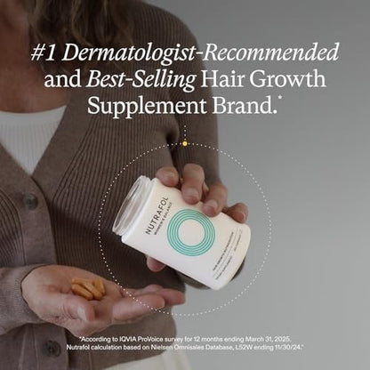 Nutrafol Women's Balance Hair Growth Supplements for Ages 45+ - Dermatologist Recommended, Clinically Proven for Thicker Hair & Scalp Coverage - 2 Month Supply (Pack of 2) Avelisse