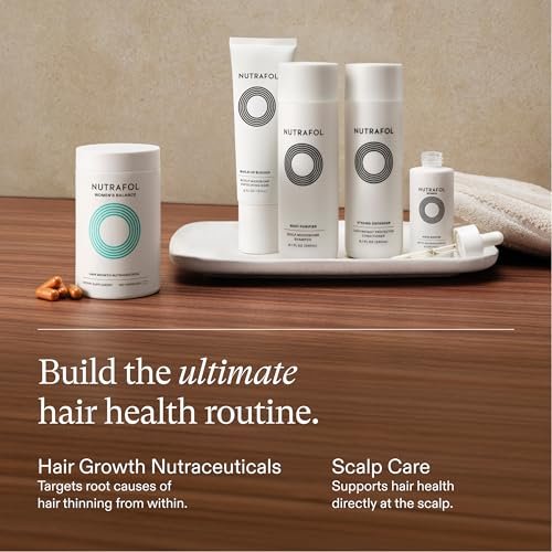 Nutrafol Women's Balance Hair Growth Supplements for Ages 45+ - Clinically Proven for Thicker Hair & Scalp Coverage, Dermatologist Recommended - 2-Month Supply (2 Refill Pouches) Avelisse
